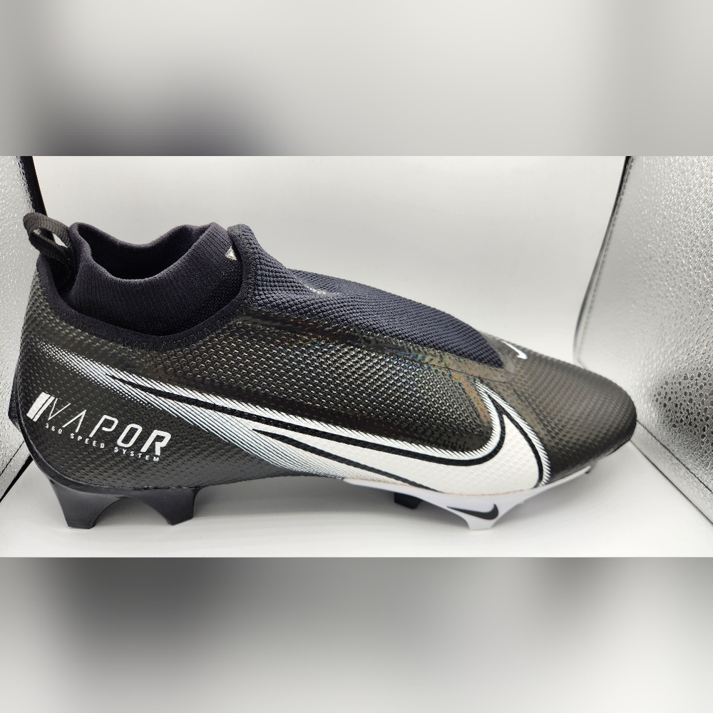 Nike Vapor Edge Pro 360 'Black Iridescent' Football Cleats